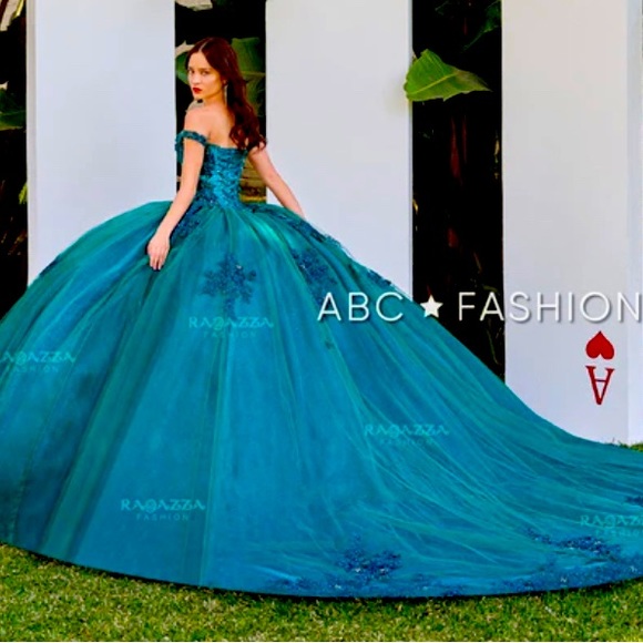 RAGAZZA Dresses Emerald Green Quincenera Dress Poshmark